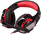 KOTION EACH Gaming Headset - PC Stereo - True Surround Sound - Zwart/Rood