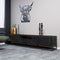 Dressoir Mangohout - Dressoir Milan - Zwart dressoir 210 cm
