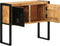 vidaXL - Wandkast - 90x35x75 - cm - massief - ruw - mangohout