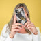 iMoshion Hoesje Geschikt voor Samsung Galaxy S20 Hoesje Siliconen - iMoshion Design hoesje - Meerkleurig / Zwart / Goud / Glamour Botanic