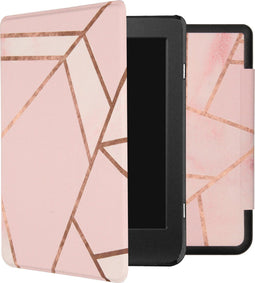 imoshion E-reader Hoesje - Geschikt voor Kobo Nia - Design Sleepcover Bookcase - Pink Graphic