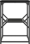 vidaXL - Bijzettafel - Zwart - Eik - 41x40x60 - cm - Geengineerd - Hout