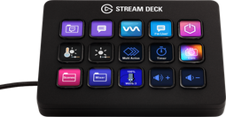 Elgato Stream Deck MK.2 - Macro toetsenbord - 15 aanpasbare LCD-toetsen - Zwart