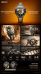 REMAX WATCH17 - SmartWatch - 1,53 inch TFT-touchscreen - NFC - Zwart/Goud