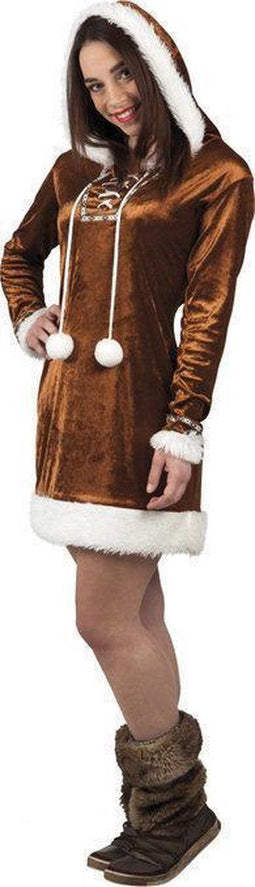 Elite Eskimo cutie - Kostuum - Maat 44-46 - Multicolor