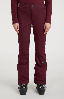 O'Neill Blessed Wintersportbroek - Vrouwen - Skinny fit - Waterdicht 10.000 mm - Rood