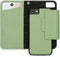 Selencia Hoesje Geschikt voor iPhone SE (2022) / SE (2020) / 8 / 7 / 6s / 6 Hoesje Met Pasjeshouder - Selencia Llyr 2-in-1 Uitneembare Slang Bookcase - Groen