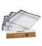 Tiseco Heren Zakdoeken - 12 stuks - 100% katoen - Wit met streeppatroon - 40 x 40 cm (12 stuks)