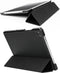 Selencia Tablet Hoes Geschikt voor Samsung Galaxy Tab A7 - Selencia Kesia Slang Trifold Bookcase - Zwart /Zwart