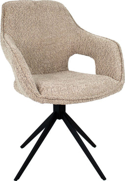 Kick draaistoel Zara - beige