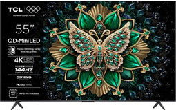TCL 55C6K - Ultra HD TV - 55" - Google TV - Dolby Vision - Zwart