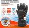 TTD® Verwarmde Handschoenen Deluxe L - PU Leer - 3 Warmtestanden - Water- en Winddicht