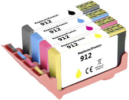 Renkforce RF-5718852 - Inktcartridge - Compatibel met HP 912 - Zwart Cyaan Magenta Geel (4-pack)