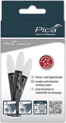 Pica 590/52PRO - Markeerkrijt - Hoge pigmentatie - Wit (12 stuks)