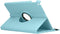 imoshion Tablet Hoes - Geschikt voor iPad 9e generatie (2021) 10.2 inch / 8e generatie (2020) 10.2 inch / 7e generatie (2019) 10.2 inch - 360° Draaibare Bookcase - Lichtblauw