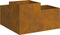 vidaXL - Tuinplanter - 100x100x48 - cm - Weerbestendig - Staal