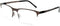 Men'Spectacle frame Porsche P8322-D Brown (ø 54 mm)