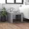 vidaXL - Salontafel - 50x50x35 - cm - bewerkt - hout - betongrijs