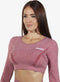 FORZA NAADLOZE CROP TOP - Maat L - Flamingo Pink
