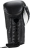 Super Pro Combat Gear - Knock-Out Pro Bokshandschoenen Veter - 16 oz - Zwart/Wit