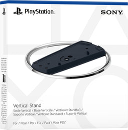 Sony PS5 - Verticale Stand - Geschikt voor alle modellen - Chroom/Zwart