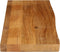 vidaXL - Tafelblad - met - natuurlijke - rand - 110x30x2,5 - cm - massief - mangohout
