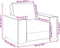 vidaXL - Zwarte - Faux - Leer - Zetel - - - 59 - cm