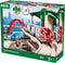 BRIO 33512 - Treinset - Inclusief perron en lift - Rood