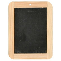 Klika - Krijtbordje met houten rand 14,5x19 cm - 30 stuks