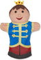 Melissa & Doug Kasteelvriendjes handpoppen (set van 4) - Prins, prinses, ridder en draak