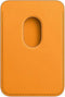 Lunso - Geschikt voor iPhone 12/13/14 Serie - magnetisch cardholder / pasjeshouder - Oranje