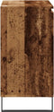 vidaXL - Dressoir - 104x35x70 - cm - bewerkt - hout - oud - houtkleurig
