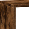 vidaXL - Kamerscherm - / - boekenkast - 137,5x29x103,5 - cm - hout - gerookt - eiken