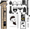 Sansbeauté 6-in-1 Baardtrimmer - Tondeuse met 6 opzetstukken - Waterproof - Gold Edition