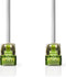 Nedis CAT7 Netwerkkabel - S/FTP - RJ45 Male - RJ45 Male - 0.50 m - Snagless - Rond - LSZH - Grijs - Envelop