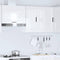 vidaXL - Keukenwandkast - Porto - bewerkt - hout - hoogglans - wit