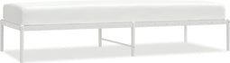 vidaXL - Bedframe - metaal - wit - 80x200 - cm