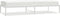 vidaXL - Bedframe - metaal - wit - 80x200 - cm