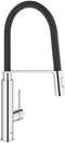 GROHE Viamo Zwart, Chroom