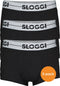 Sloggi Men GO - Heren Hipster 3-pack - Zacht katoen - Zwart (3-pack)