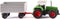 Wiking 096003 N Landbouwmachine Fendt Favorit met aanhanger