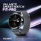 Valante Fit-Pro Smartwatch - Smartwatch Dames en Heren - Zwart - 41 mm - Stappenteller - Hartslagmeter - Bloeddrukmeter - Bellen via Bluetooth