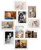 vidaXL - Fotolijst - voor - 10x(10x15 - cm) - foto - MDF - wit