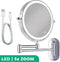Mirlux Make Up Spiegel - Wandspiegel - 5x Vergroting - RVS