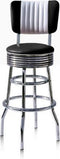 Bel Air Retro Barkruk BS-29CB Zwart 1+1 Bundel
