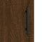 vidaXL - Wandkast - 60x31x70 - cm - bewerkt - hout - bruin - eikenkleur