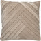 Dutch Decor GIDI - Kussenhoes 45x45 cm - velvet - effen kleur - Pumice Stone - beige - met rits