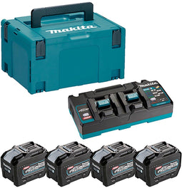 Makita Accu Starterset XGT DC40RB 4xBL4080F - 1910A8-3