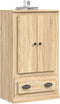 vidaXL - Hoge - kast - 60x35,5x103,5 - cm - bewerkt - hout - sonoma - eikenkleurig