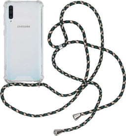 iMoshion Hoesje Geschikt voor Samsung Galaxy A50 / A30s Hoesje Met Koord - iMoshion Backcover met koord - Transparant